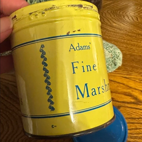 VTG Pop Out Snake in a Can “Adams' Fine Marshmallows” Tin Container & 30” Snake - Picture 7 of 9
